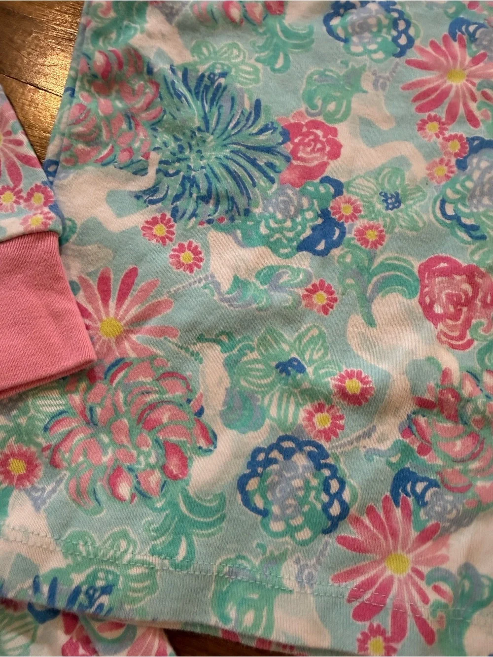 Lily Pulitzer x Pottery Barn Tight Fit Organic Cotton Pajamas. Size 8 (v1)